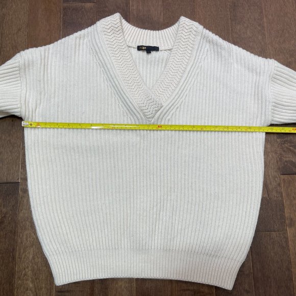 Maje Ribbed Knit V Neck Sweater sz S - Picture 11 of 15